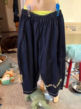 NWOT Tina Givens Harem Jeans Denim Pants S